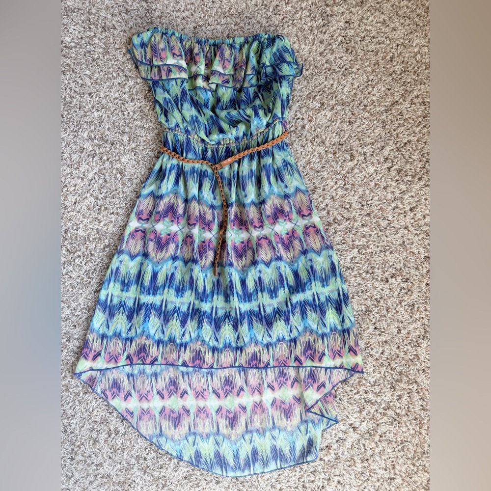 Maurices Blue and Multicolor Dress